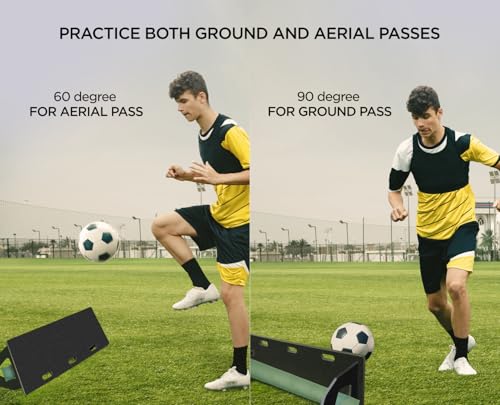 Soccer Rebounder Board - 32 x 12 Inch Kick Back Trainer