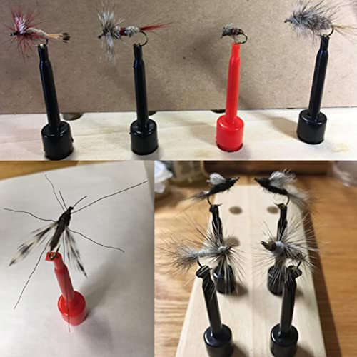 Fly Tying Tool Set - 6pcs Hackle Pliers with Mini Fly Box
