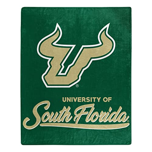 NCAA South Florida Bulls Raschel Throw Blanket - 50" x 60"