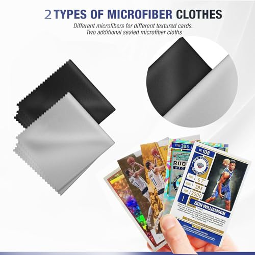 Sports Cards Grading Kit, Card Centering Grading Tool, Sports Trading Cards Measuring Tools, LED detail observation aids