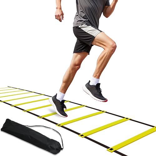 20ft Adjustable Agility Speed Ladder for Sports Training