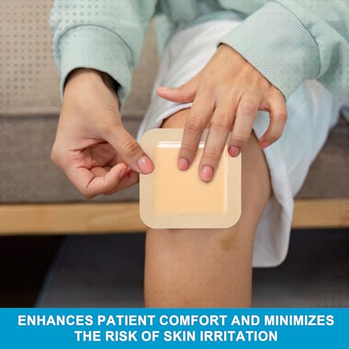 MedVance Waterproof Foam Wound Dressing 6x6 Inch, Pack of 5