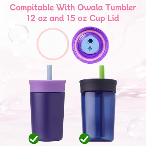 4-Pack Pink O Ring Gaskets for Owala FreeSip Water Bottles