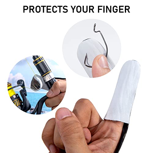 Fishing Gloves - 2 Finger Sheepskin Protector, Size L