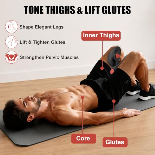 Pelvic Floor Exercise Device - 35lb Resistance Kegel Trainer - Black