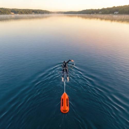 Lifeguard Float - Professional Rescue Can for Open Water - Orange Beacon