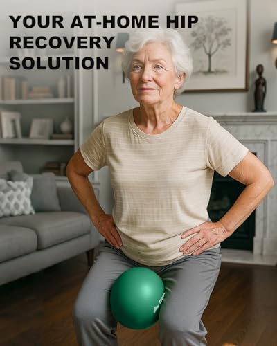 9 Inch Mini Pilates Ball for Physical Therapy - Green with Inflation Straw