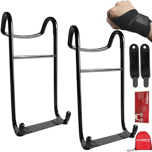 Dumbbell Spotter Hooks Pro 2.0 – 250 lb Load, Wrist Straps & Storage Bag