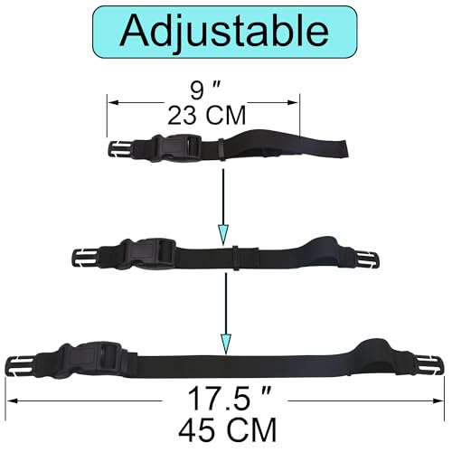 Chest Harness Strap for Backpack - Adjustable 9" to 17.5"