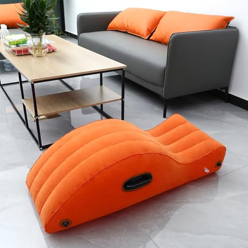 Inflatable Yoga Chaise Lounge - Portable Support Chair for Yoga