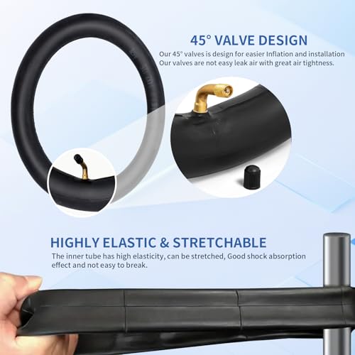 14 x 2.125 Electric Bicycle Inner Tube with Metal Valve