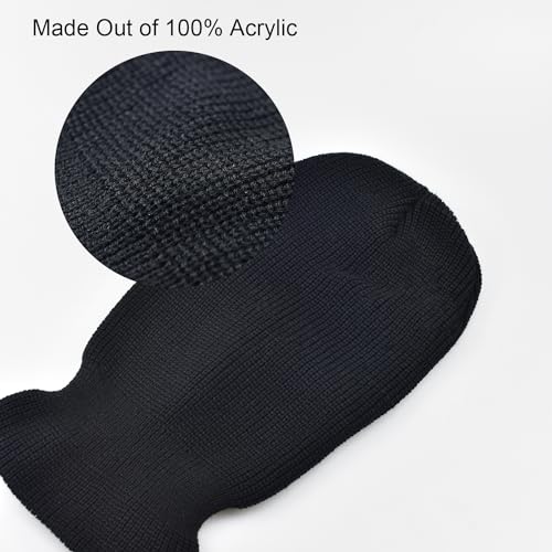 Three Hole Ski Mask - Thermal Full Face Cover for Winter