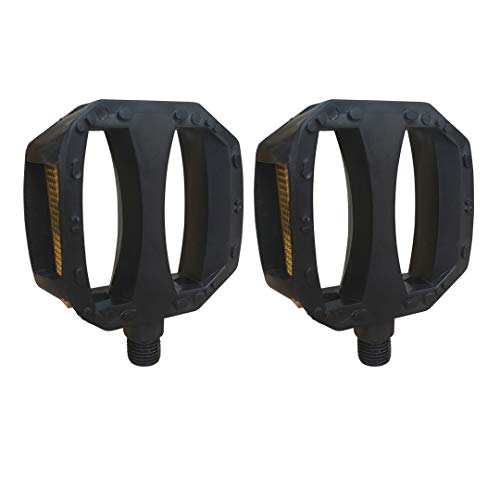 Kids Bike Pedals 1/2 Inch Resin with Reflectors - 12" & 14"