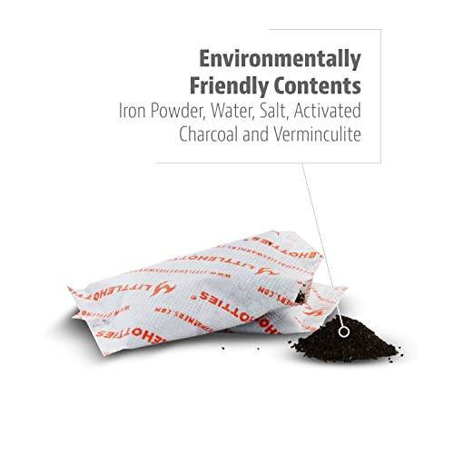 Little Hotties 8-Hour Hand Warmers Pack of 40 - Odorless Outdoor Heating
