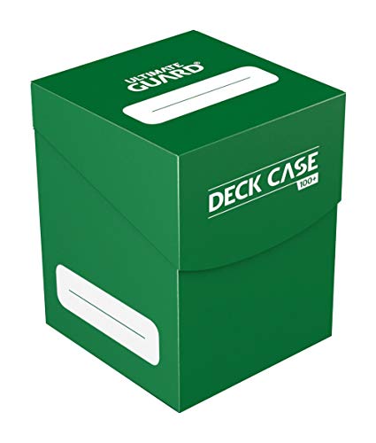 Ultimate Guard Green Deck Box (100 Cards) with Divider - Double-Sleeve Ready