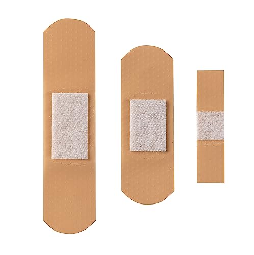 Sterile Plastic Adhesive Bandages - Assorted Sizes, 110 Count
