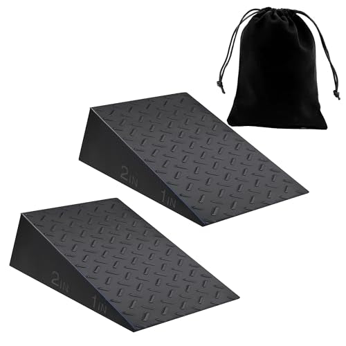 Heavy-Duty Squat Wedge Blocks for Heel Elevation & Stability