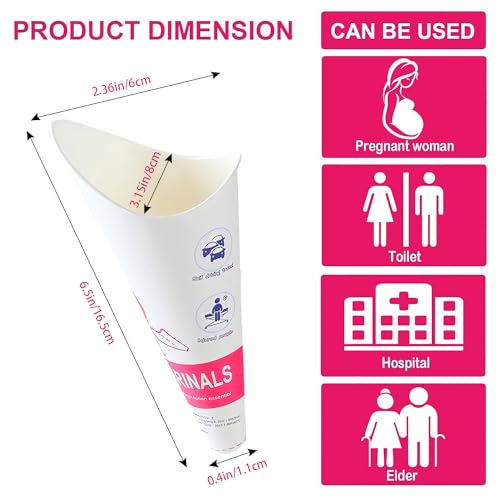 Disposable Female Urination Device - 30 Pack Pee Funnel for Women