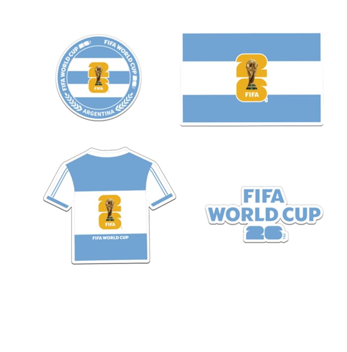 FIFA World Cup 2026 Fridge Magnet - Argentina Fan Souvenir