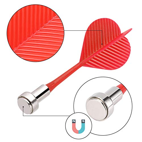 Magnetic Darts - 12 Pack Red, Blue, Yellow, Green
