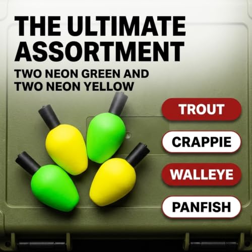 High-Visibility Fishing Bobbers - Bright Floats for Freshwater Anglers