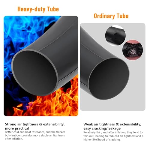 Heavy Duty 20x3.0 E-Bike Inner Tubes - Premium Butyl Fat Tire Replacement, 2-Pack