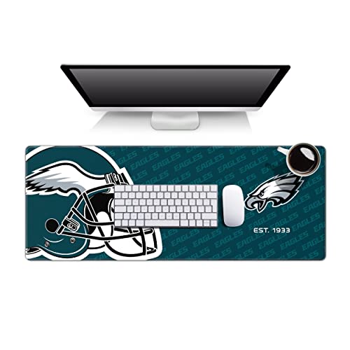 NFL Desk Pad - Water Resistant, Non-Slip Rubber Backing, 31.5" x 12"