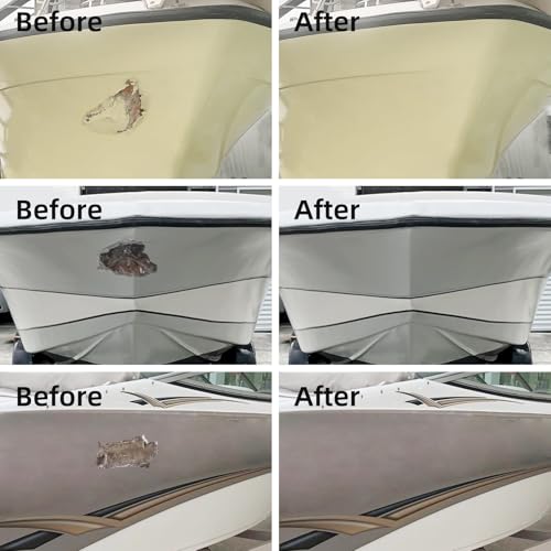 Marine Fiberglass Repair Kit for Boats - Gel Coat & Epoxy Filler
