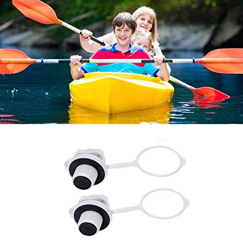 Inflatable Boat Air Valve - One-Way Spiral Air Plug 22mm - White