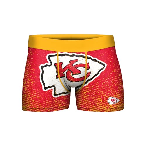 Kansas City Chiefs Men's Boxer Briefs - Official NFL Team Color