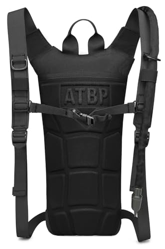 ATBP Black 3L Tactical Water Hydration Pack Military Backpack for Running Cycling Hiking