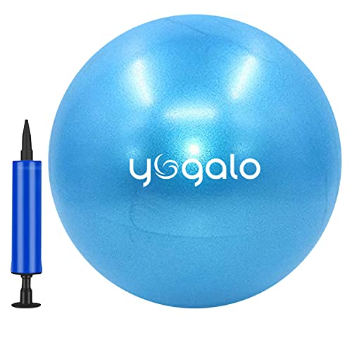 9-Inch Mini Pilates Ball with Pump - Core Training & Stability