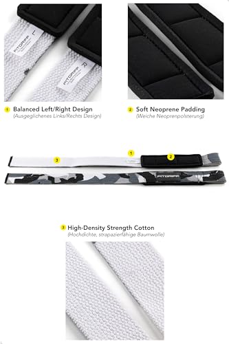 Lifting Straps & Wrist Wraps Bundle - Camo Grey / One Size