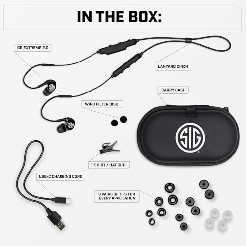 Hearing Protection Earbuds & Earmuffs - Bluetooth 3-in-1 for Hunting