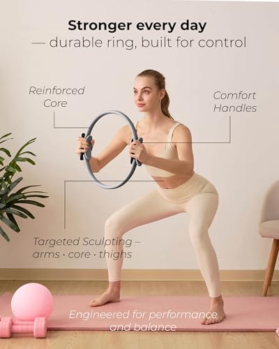 Kure.fit Essential Gray Pilates Kit - 3PC Home Workout Equipment Set