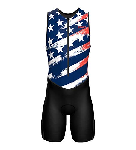 Men's Premium Triathlon Suit - Padded Tri Suit for Swim, Bike, Run