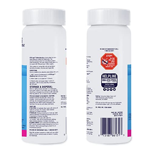 HTH Spa 86131R, Alkalinity up, 1.25 lbs