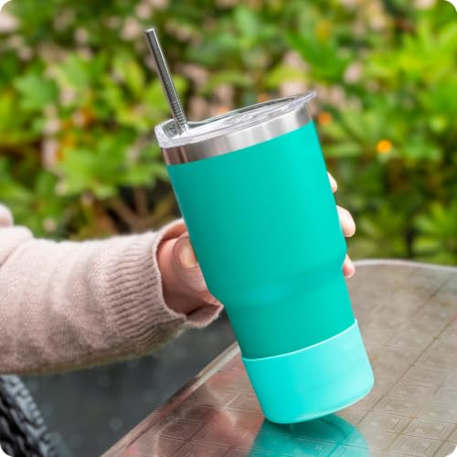 Silicone Boot Protector for YETI Rambler Tumbler - Teal, 2 Pcs
