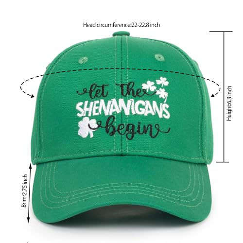 St. Patrick's Day Baseball Cap - Lucky Four Leaf Clover Trucker Hat