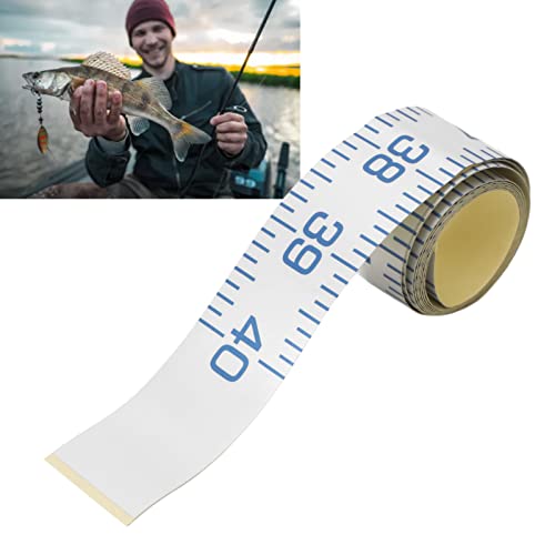 40-Inch Fish Measuring Tape with Adhesive Backing - Waterproof