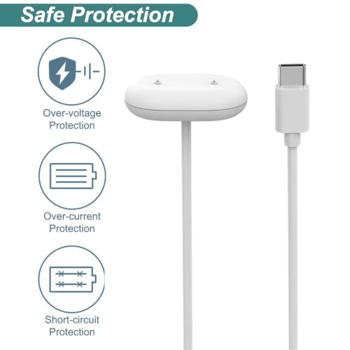 Charger for Google Fitbit Air Activity Tracker - White