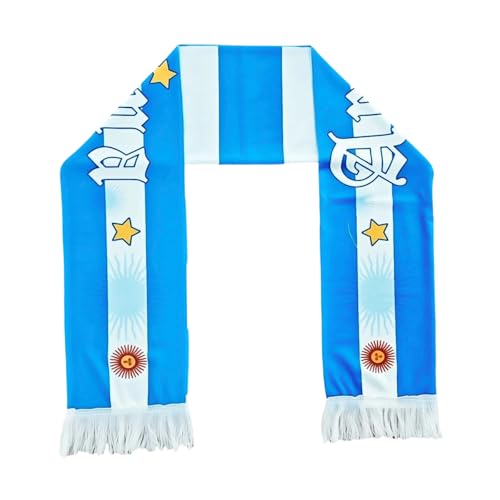 Argentina Soccer Supporter Scarf - Double-Sided Knit Football Fan