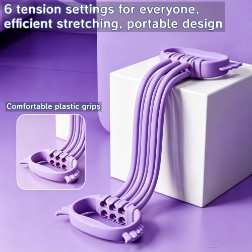 Figure 8 Resistance Band - Adjustable 15-90LBS, Purple