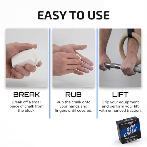 Sport Chalk Block - Weightlifting Chalk for Grip - 1 Block