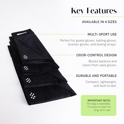 Salt Athletic Medium Smell-Proof Glove Bag with Odor Containment - Water-Resistant