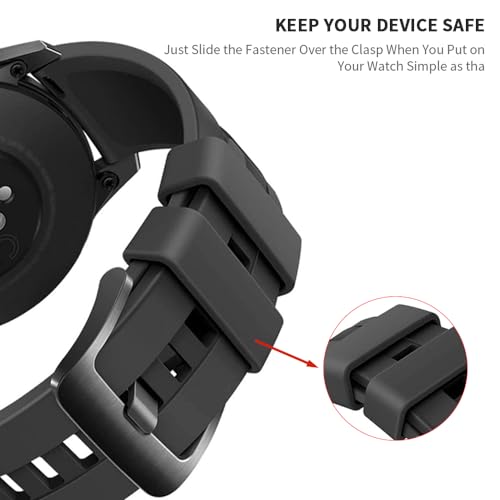 22MM Silicone Watch Band Holder for Garmin Vivoactive, Forerunner, Venu, Fenix