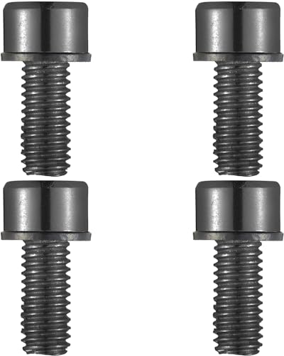 M6x18mm Bike Disc Brake Caliper Bolts with Washers - Black