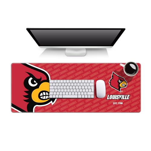 Louisville Cardinals Desk Pad - Water-Resistant, Non-Slip
