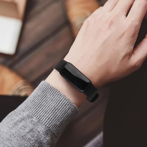 Silicone Sport Bands for Fitbit Inspire 3 - 2-Pack Black