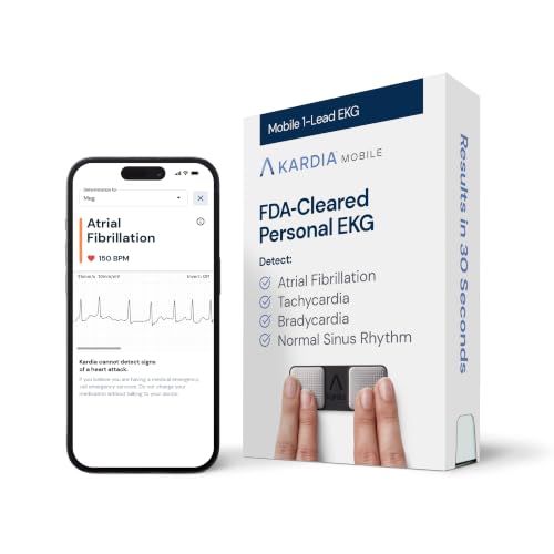Personal EKG Monitor - FDA-Cleared 30-Second Heart Rhythm Checker
